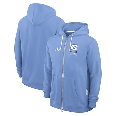 Men's Jordan Brand  Carolina Blue North Tar Heels 2026 Sideline Standard Issue Dri-FIT Full-Zip Hoodie