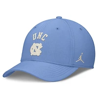 Men's Jordan Brand  Carolina Blue North Tar Heels Campus Prep Chained & Arched Swooshflex Flex Hat