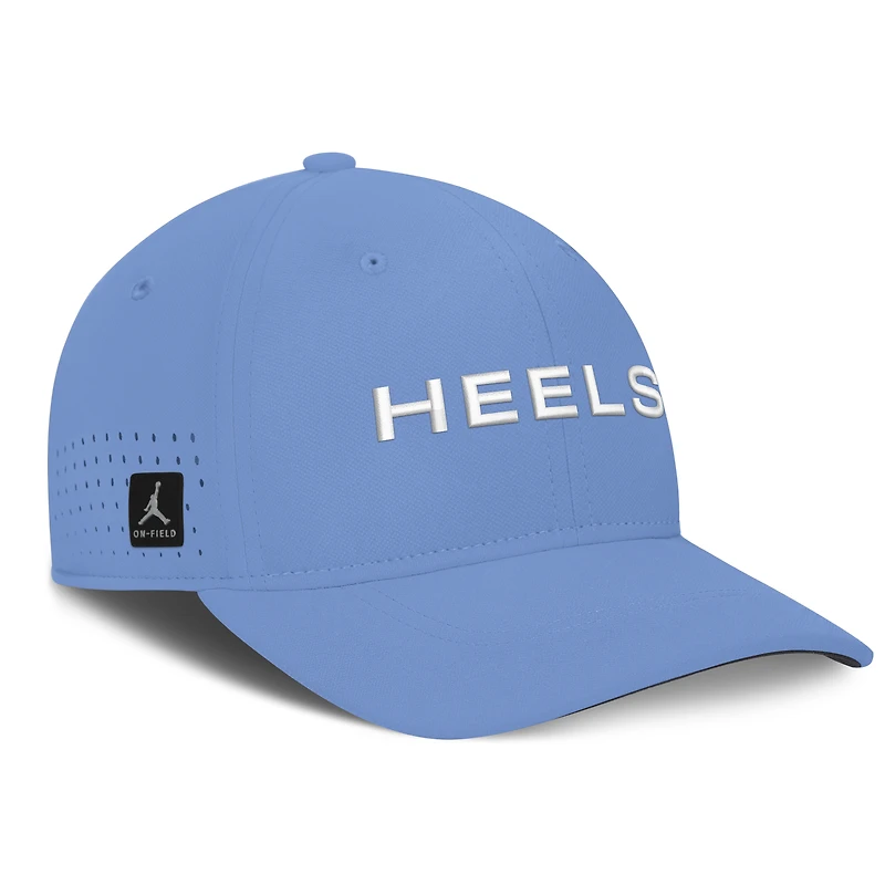 Men's Jordan Brand Carolina Blue North Tar Heels Gameday Aerobill Swooshflex Dri-FIT Hat