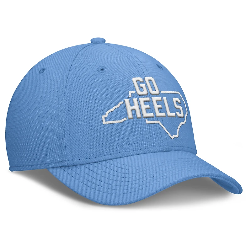 Men's Jordan Brand Carolina Blue North Tar Heels Local Swoosh Flex Hat