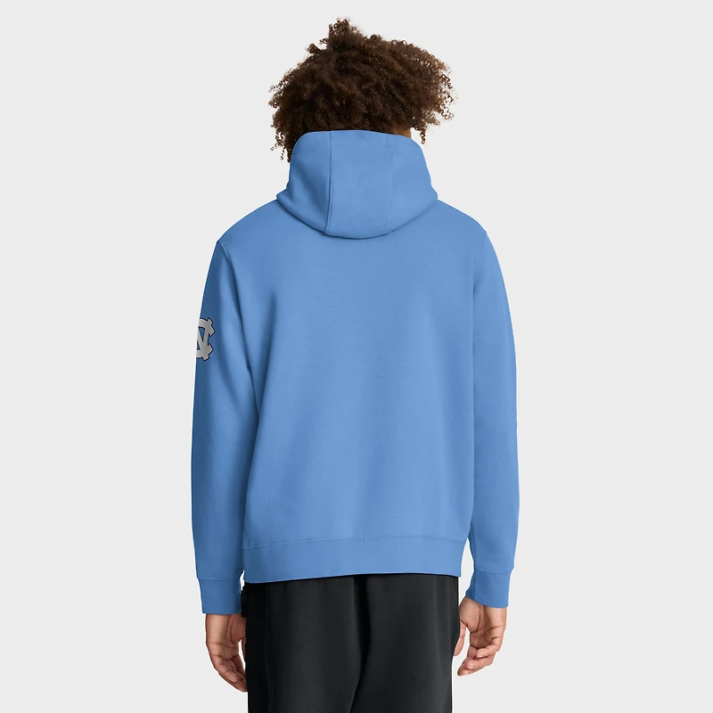 Sweat à capuche en polaire bleu Carolina Blue des Tar Heels de Caroline du Nord pour homme Jordan Brand