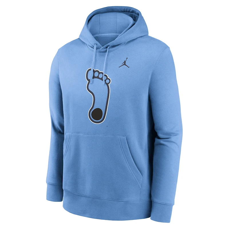 Men's Jordan Brand Carolina Blue North Tar Heels Primetime Alternate Logo Club Fleece Pullover Hoodie