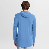 Men's Jordan Brand Carolina Blue North Tar Heels Primetime Arch Tri-Blend Dri-FIT Long Sleeve Hooded T-Shirt
