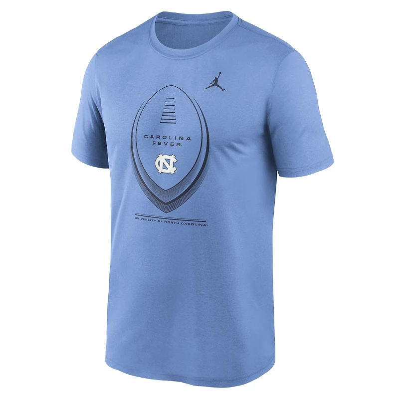 Men's Jordan Brand Carolina Blue North Tar Heels Primetime Legend Football Icon Dri-FIT T-Shirt