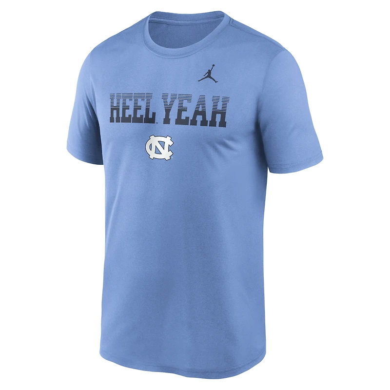 T-shirt Jordan Brand Carolina Blue pour homme, North Tar Heels Primetime Legend Kinetic Mantra Dri-FIT