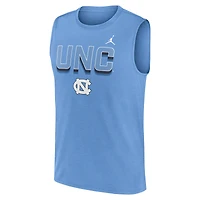 Men's Jordan Brand Carolina Blue North Tar Heels Primetime Tricode Legend Dri-FIT Tank Top
