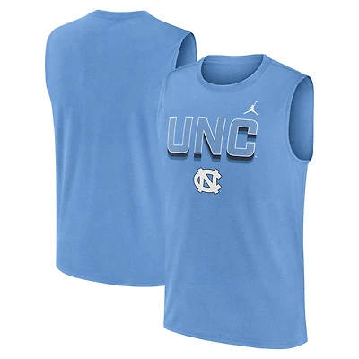 Débardeur Jordan Brand Carolina Blue pour homme, North Tar Heels Primetime Tricode Legend Performance