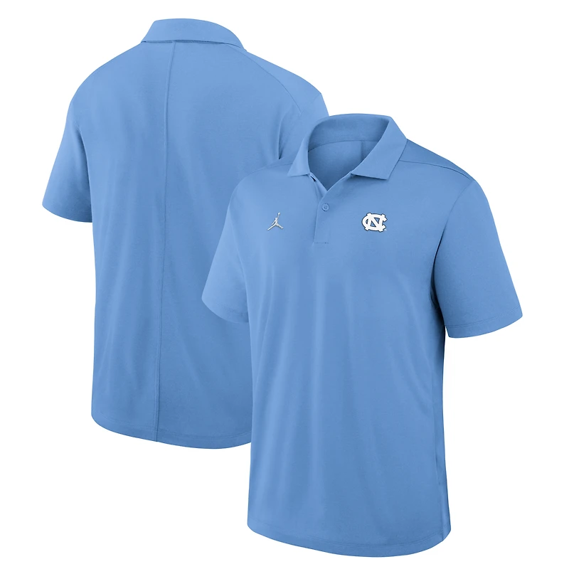 Polo Jordan Brand Carolina Blue North Tar Heels Primetime Victory Plus Dri-FIT pour homme
