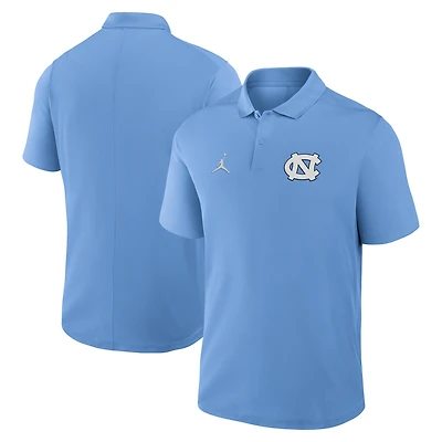 Men's Jordan Brand Tan North Carolina Tar Heels Primetime Victory Primary Logo Performance Polo
