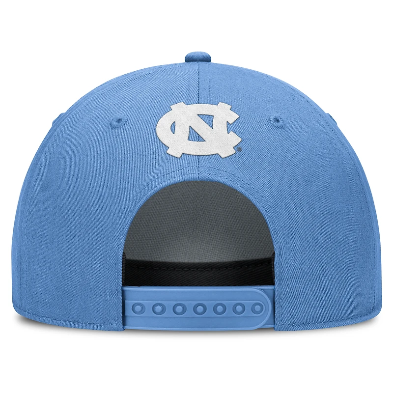 Casquette ajustable Jordan Brand Carolina Blue pour homme, équipe des Tar Heels de Caroline du Nord, Rise Campus