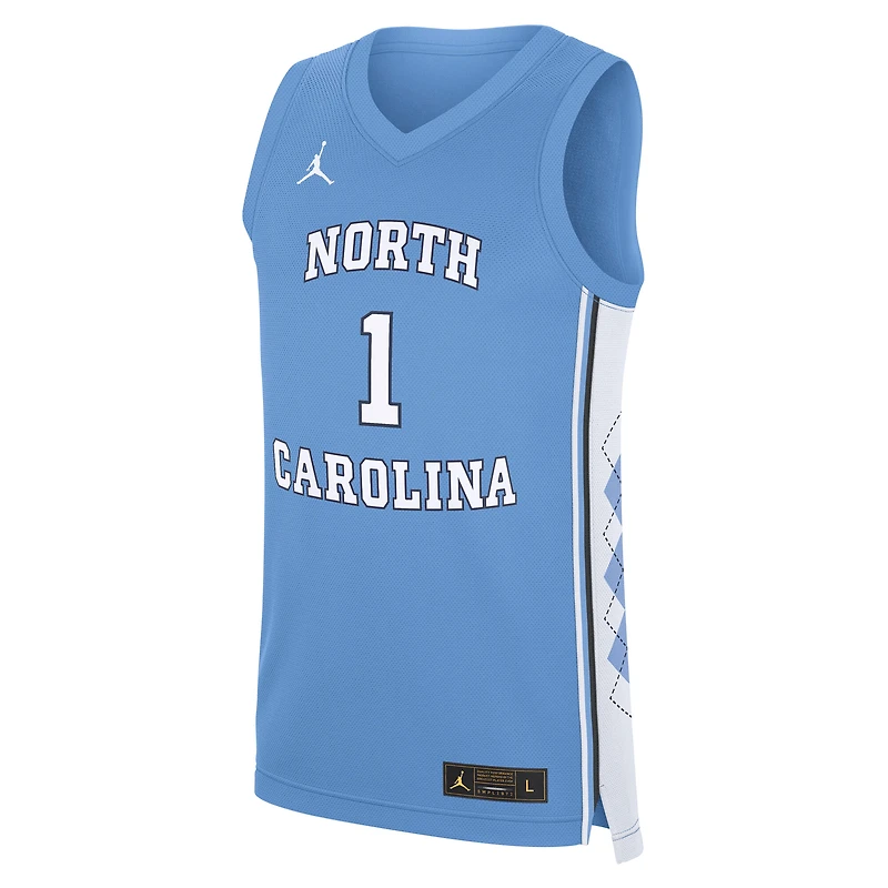 Men's Jordan Brand Carolina Blue North Tar Heels Road Replica Basketball Jersey