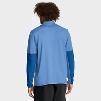 Pull Jordan Brand Carolina Blue pour homme, North Tar Heels, Sideline Dri-FIT, demi-zippé