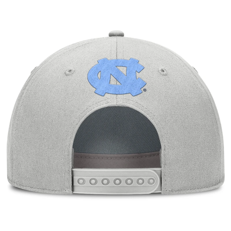 Men's Jordan Brand Gray North Carolina Tar Heels 2025 Sideline Dust Pinched Rise Adjustable Hat