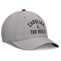 Men's Jordan Brand Gray North Carolina Tar Heels Rise Prep Performance Flex Hat