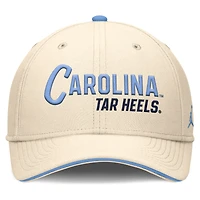 Men's Jordan Brand Natural North Carolina Tar Heels 2026 Primetime Swooshflex Hat