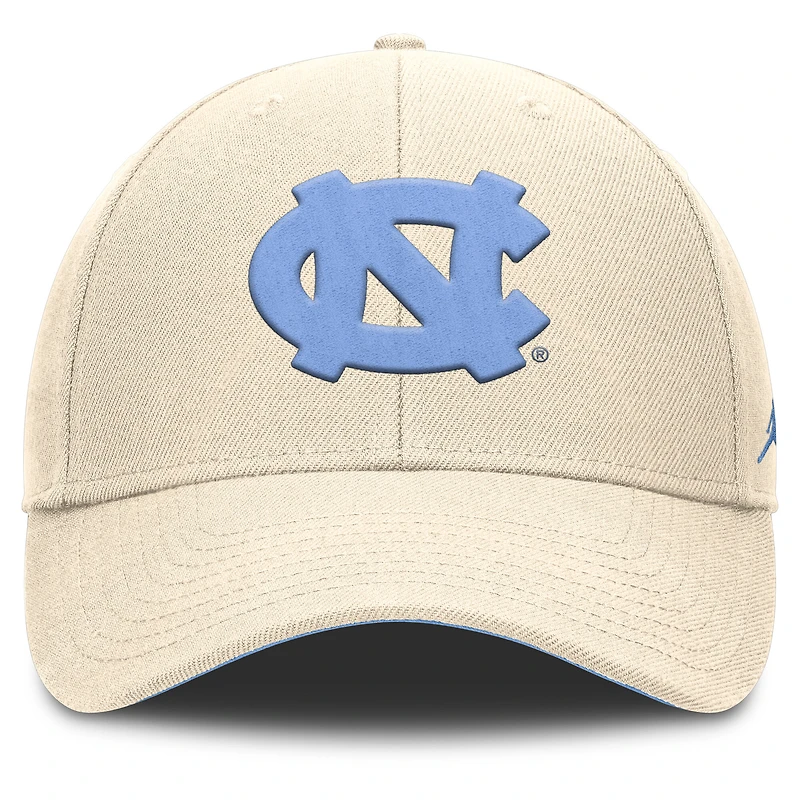 Men's Jordan Brand Natural North Carolina Tar Heels Primetime Rise Dri-FIT Adjustable Hat