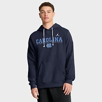 Men's Jordan Brand Navy North Carolina Tar Heels 2025 Sideline Standard Issue Dri-FIT Hoodie