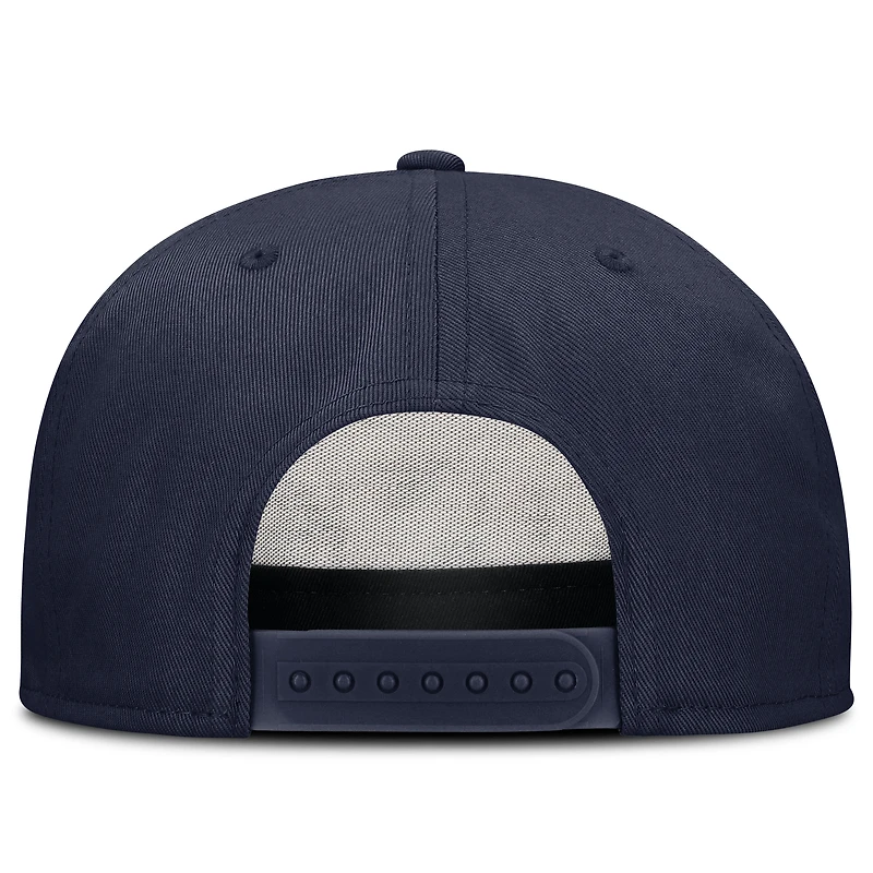 Men's Jordan Brand Navy North Carolina Tar Heels Argyle Pro Snapback Hat