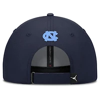 Casquette ajustable Jordan Brand bleu marine pour homme, North Carolina Tar Heels Club Prep Performance