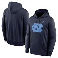 Men's Jordan Brand Navy North Carolina Tar Heels Primetime Endzone Performance Pullover Hoodie