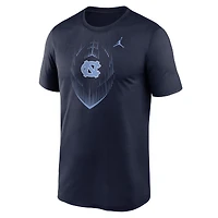 T-shirt Jordan Brand pour hommes, bleu marine, North Carolina Tar Heels Primetime Legend Icon Performance