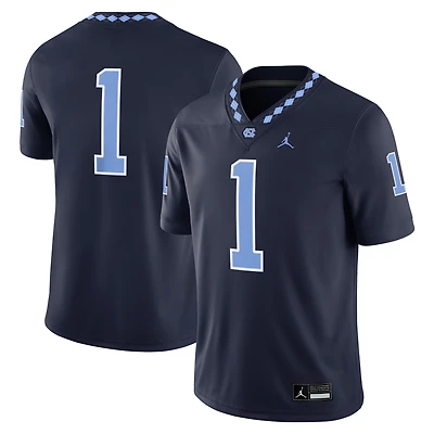 Men's Jordan Brand #1 Navy North Carolina Tar Heels Alternate Game Jersey