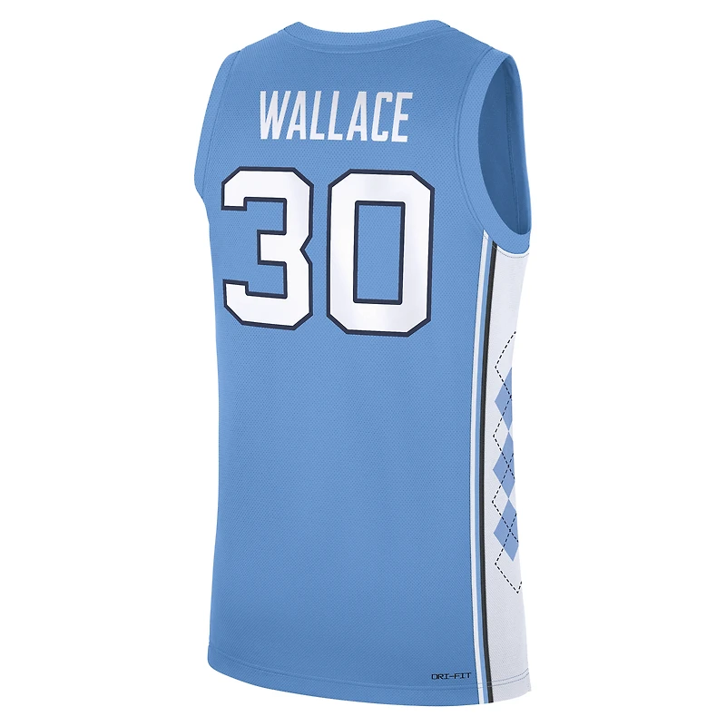 Men's Jordan Brand Rasheed Wallace Carolina Blue North Tar Heels Road Replica Basketball Jersey