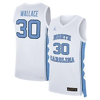 Men's Jordan Brand Rasheed Wallace White North Carolina Tar Heels Replica Basketball Jersey