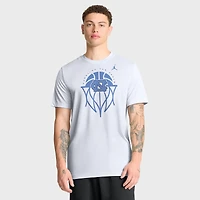 T-shirt Jordan Brand blanc pour homme, modèle North Carolina Tar Heels Basketball Icon Legend Dri-FIT