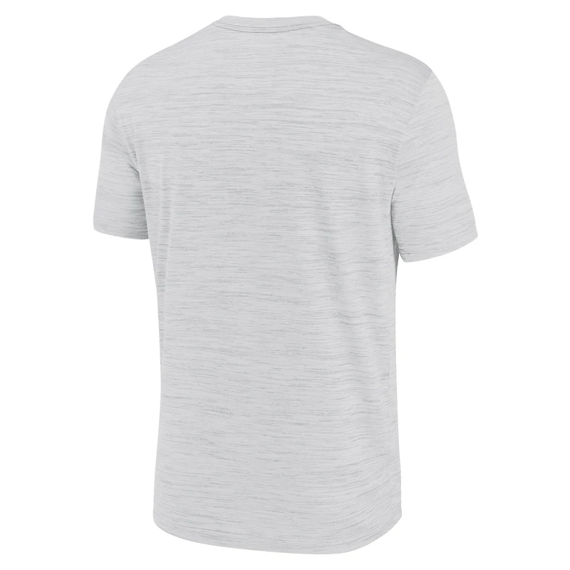 T-shirt Jordan Brand blanc pour homme, motif Velocity Stacked Performance, des Tar Heels de Caroline du Nord
