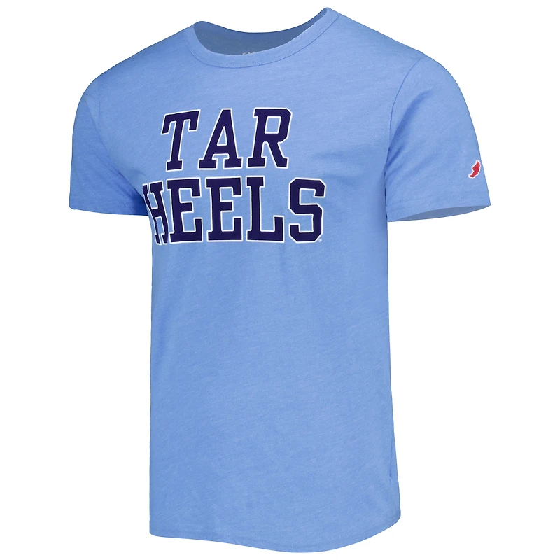Men's League Collegiate Wear Carolina Blue North Tar Heels Local Victory Falls Tri-Blend T-Shirt