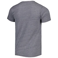 T-shirt à trois mélanges pour hommes League Collegiate Wear Heather Grey North Carolina Tar Heels Local Victory Falls