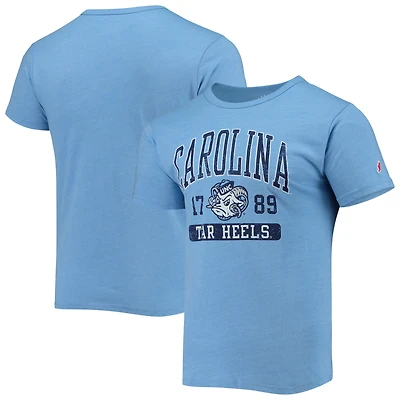 Hommes League Collegiate Wear Heathered Carolina Blue North Tar Heels Volume Up T-shirt Tri-Blend Victory Falls