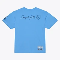 Men's Mitchell & Ness Carolina Blue North Tar Heels Double Clutch Premium T-Shirt