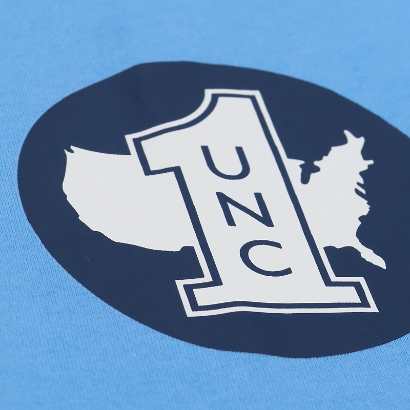 T-shirt premium Mitchell & Ness Carolina Blue North Tar Heels pour homme
