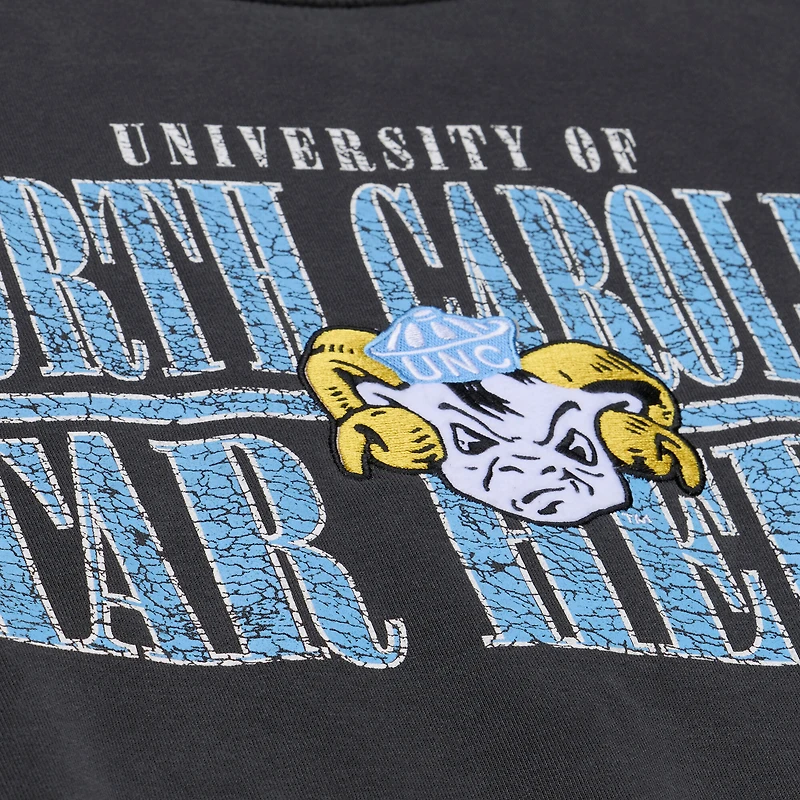 Sweat-shirt polaire Mitchell & Ness pour homme, couleur anthracite, North Carolina Tar Heels Downtown