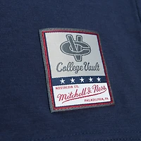 Men's Mitchell & Ness Navy North Carolina Tar Heels Legendary Slub Raglan Long Sleeve T-Shirt