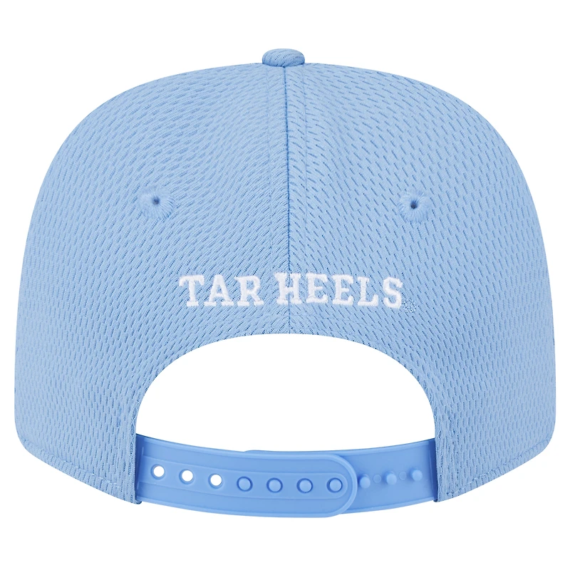 Casquette extensible à boutons-pression COOLERA 9SEVENTY en corde bleue Carolina Tar Heels de New Era pour homme