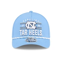 Casquette ajustable New Era 9FORTY M-Crown bleu Caroline pour homme, édition spéciale North Carolina Tar Heels, March Madness historique