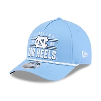 Casquette ajustable New Era 9FORTY M-Crown bleu Caroline pour homme, édition spéciale North Carolina Tar Heels, March Madness historique