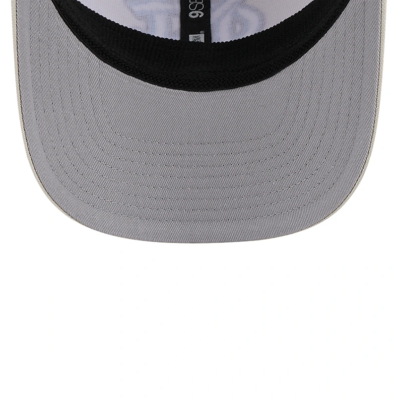 Men's New Era Natural North Carolina Tar Heels Canvas 9SEVENTY Stretch-Snap Adjustable Hat