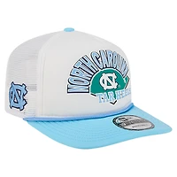 Casquette de golf ajustable New Era blanche pour homme, modèle Diamond 19TWENTY, des Tar Heels de Caroline du Nord