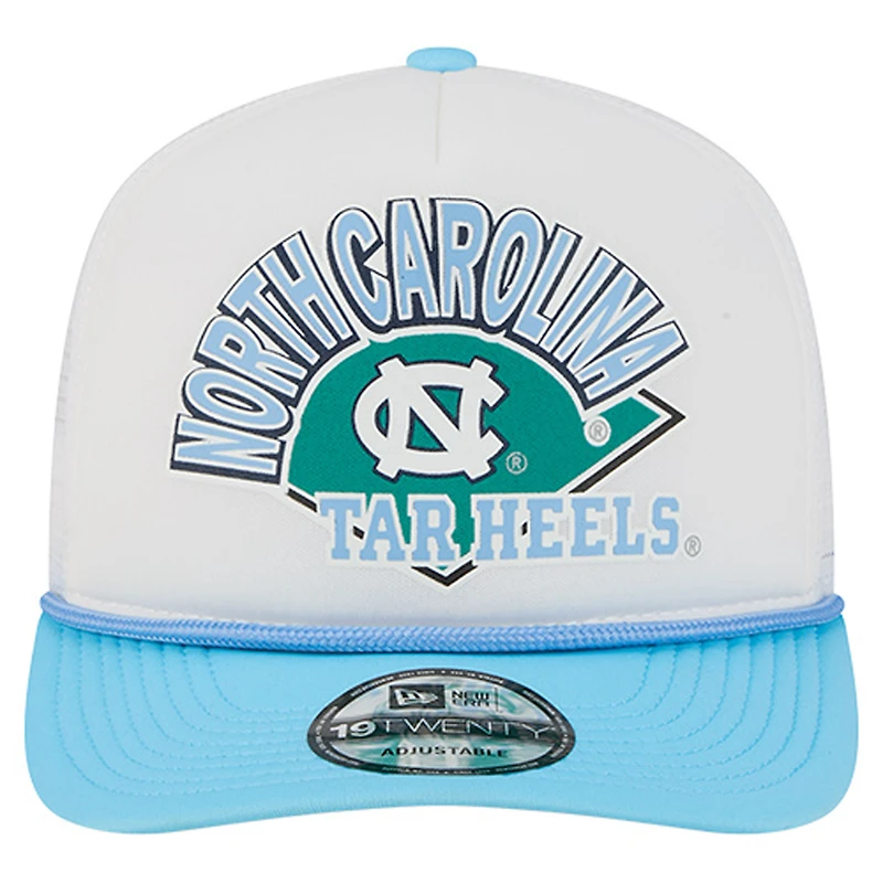 Men's New Era  White North Carolina Tar Heels Diamond 19TWENTY Golfer Adjustable Hat