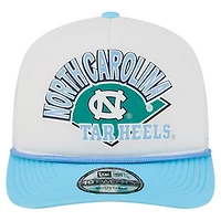 Men's New Era  White North Carolina Tar Heels Diamond 19TWENTY Golfer Adjustable Hat