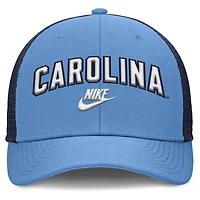 Men's Nike Carolina Blue/Navy North Carolina Tar Heels Legacy Arch Rise Performance Trucker Adjustable Hat