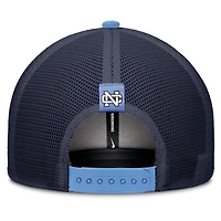 Men's Nike Carolina Blue/Navy North Carolina Tar Heels Legacy Arch Rise Performance Trucker Adjustable Hat