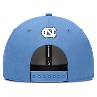 Casquette ajustable Nike Carolina Blue North Carolina Tar Heels 2025 Sideline Rise Practice pour homme