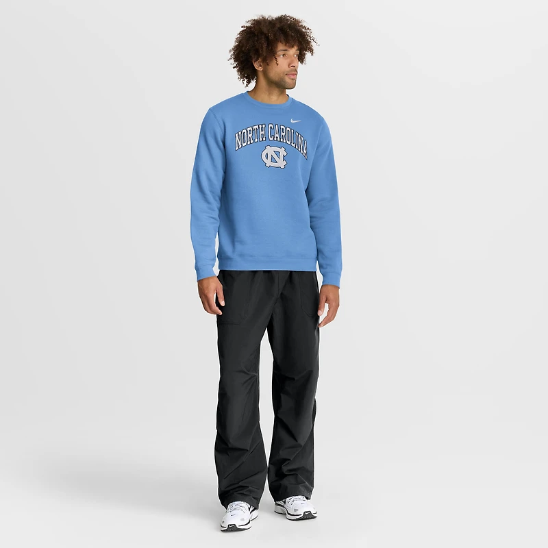 Men's Nike Carolina Blue North Tar Heels Arch Pullover Sweatshirt