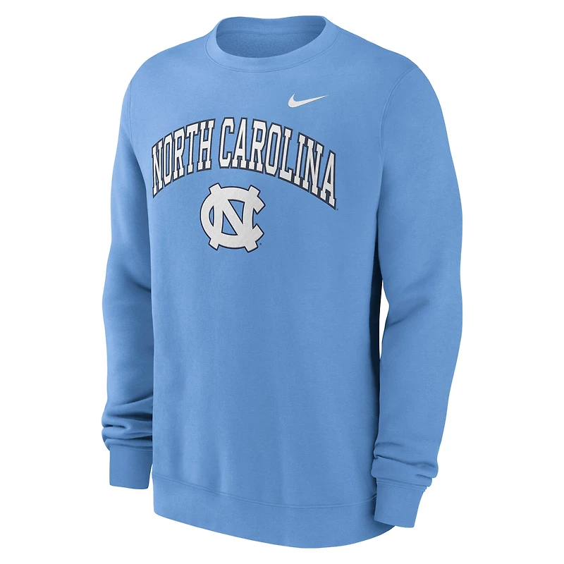 Men's Nike Carolina Blue North Tar Heels Arch Pullover Sweatshirt