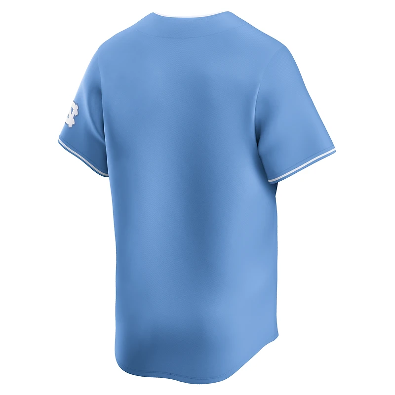Men's Nike Carolina Blue North Tar Heels Baseball Limited Jersey